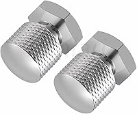 Vista 3 de Benlari Tuercas cromadas de asiento individual tuercas de montaje de asiento 1/4 "-20 roscas compatibles para Harley Davidson Touring Softail Street