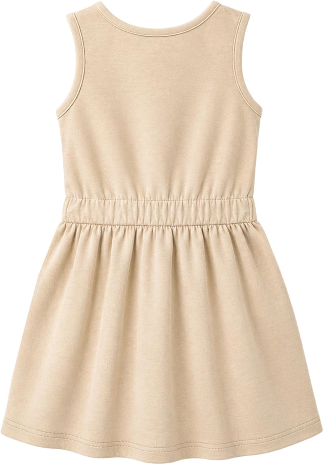 HILEELANG Girls School Jumper Dress with Pockets Sleeveless Uniform Dress Elastic Back Waist for Toddler Little Big Girls