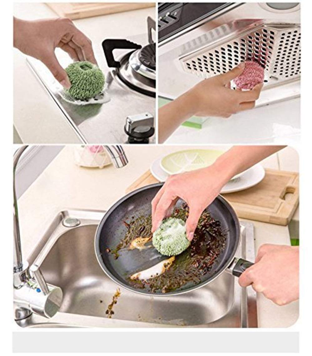 Uniware Light Duty Stainless Steel Scouring Pads, Great for All Kitchen Use, Package of 10