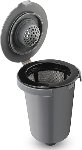 Vista 8 de Vaso de filtro reutilizable para Cuisinart, gris (paquete de 2)