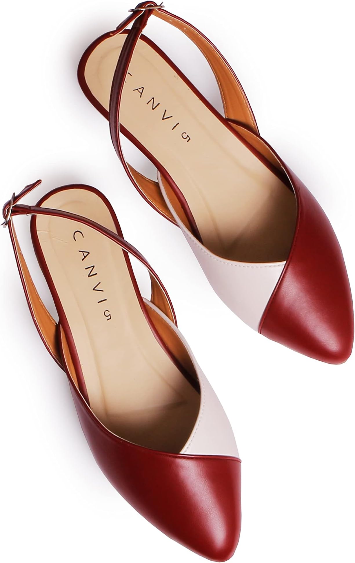 CANVI Stylish | Fancy | Comfortable Women's Ethnic Flats Sandals for Women and Girl, Synthetic Leather Sandals Casual Summer Beach Shoes Sandal