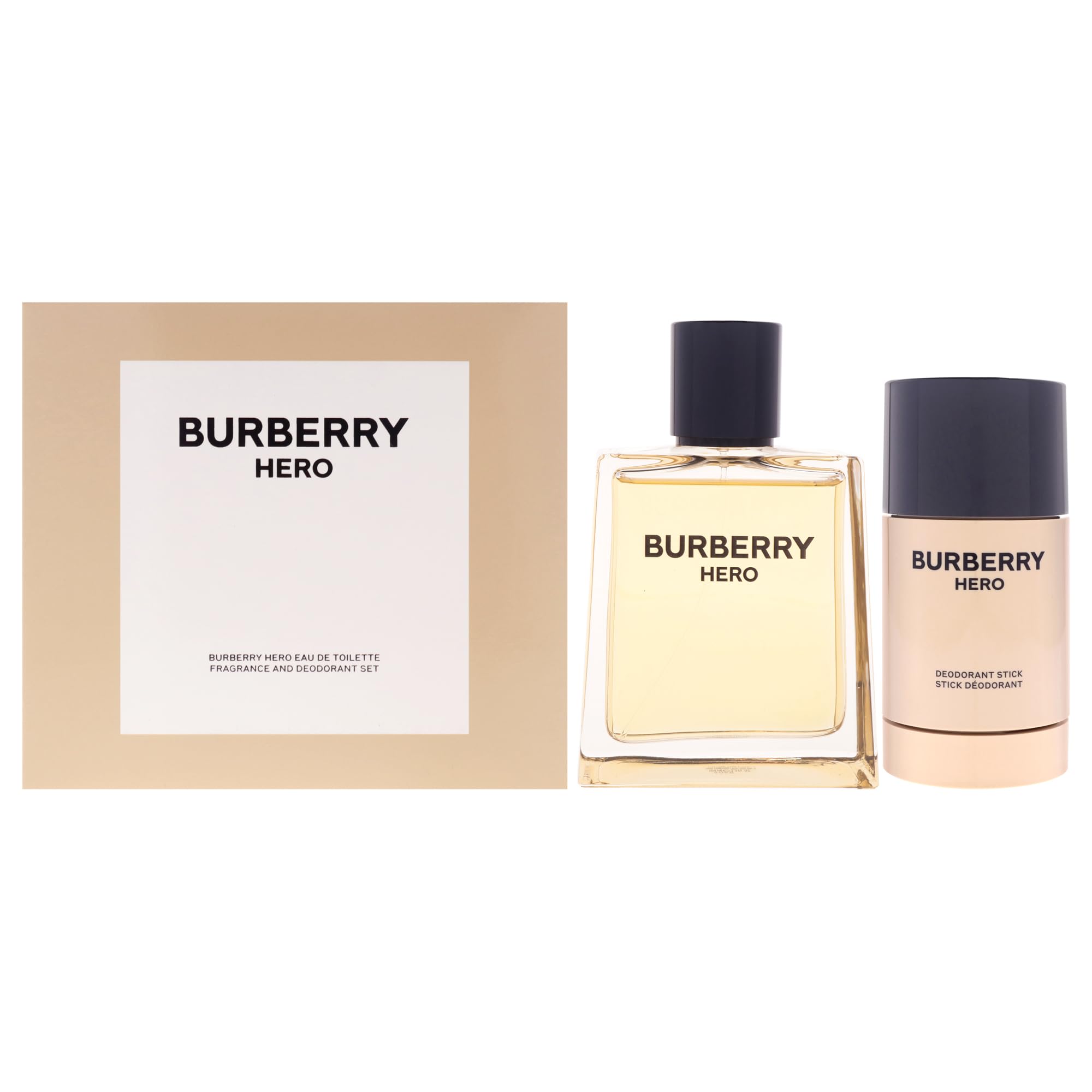 Amazon.com: Burberry Hero 3.4 EDT M + 2.5 Deo (118318)