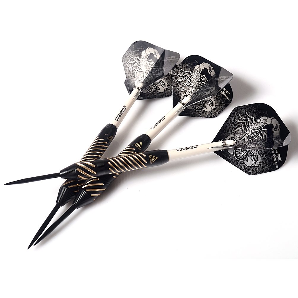 CUESOUL Black Scorpion Deluxe Steel Punte Freccette Set,20g