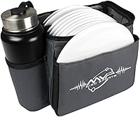 MVP Disc Sports Cell Disc Golf Starter Bag - Lightweight 10-Disc Capacity, Putter Pocket, Drink Holder