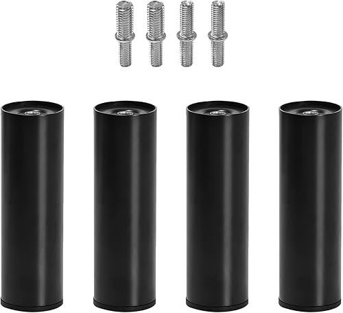 Vista 39 de Reemplazo de patas de cama de metal de 7 pulgadas para marco de base de cama eléctrico ajustable, patas de cama atornilladas