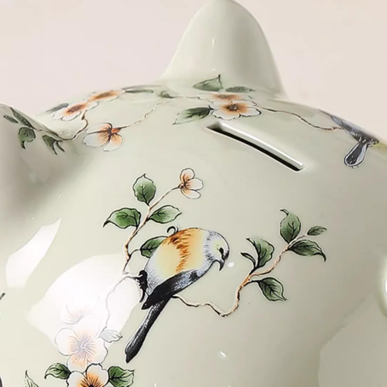 Spardose in Schweinchenform aus Keramik, niedliche Spardose mit einzigartigem Erinnerungsstück-Design – ideal for Verschenken
