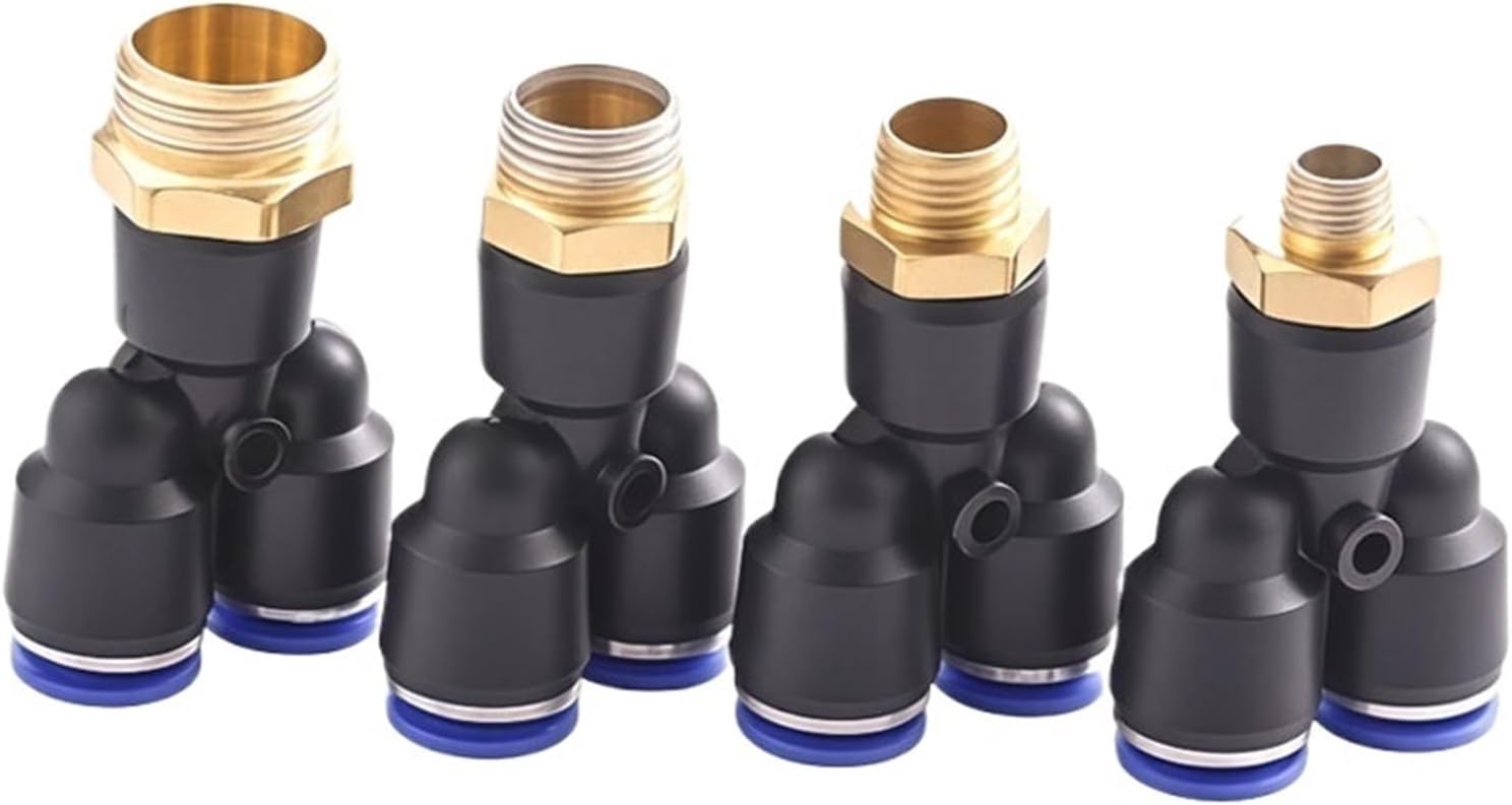 1pcs Brass Pneumatic Quick Connector PX Series OD 4-12mm,1/4" 1/8" 3/8" 1/2" British Standard Pipe Thread Male Air Fitting Coupler(PX 6-M5)