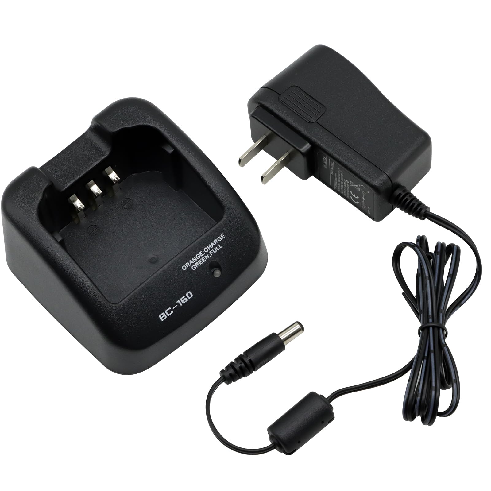 BC-160 Rapid Charger BP-232 for ICOM IC-A14 IC-F14 IC-F24 IC-F33GS IC-F33GT IC-F3011 IC-F4011 IC-F3161 IC-F4161 Radi Charger BP-232N BP-232H (NOT Fit IC-A16)