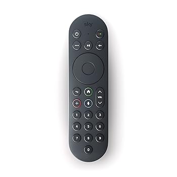 Sky Glass and Sky Stream TV Remote, Anthracite Black