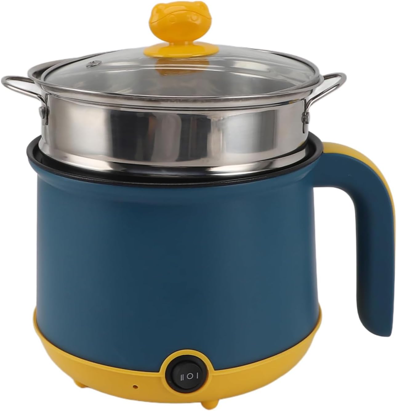 Olla Eléctrica Mini 1.8L 600W Acero Inoxidable Antiadherente