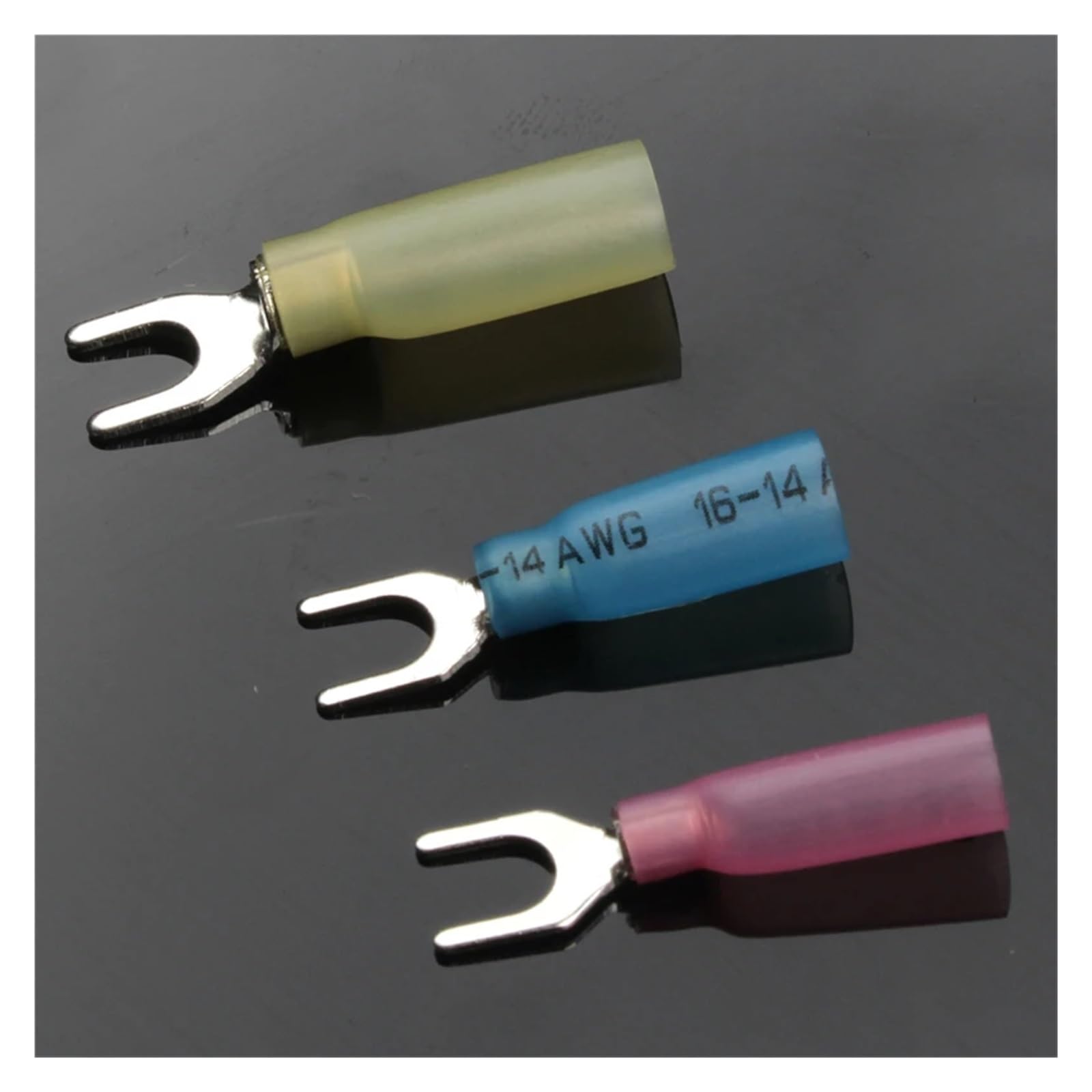 Kit d'assortiment de 240 cosses à thermorétractables, isolées et à