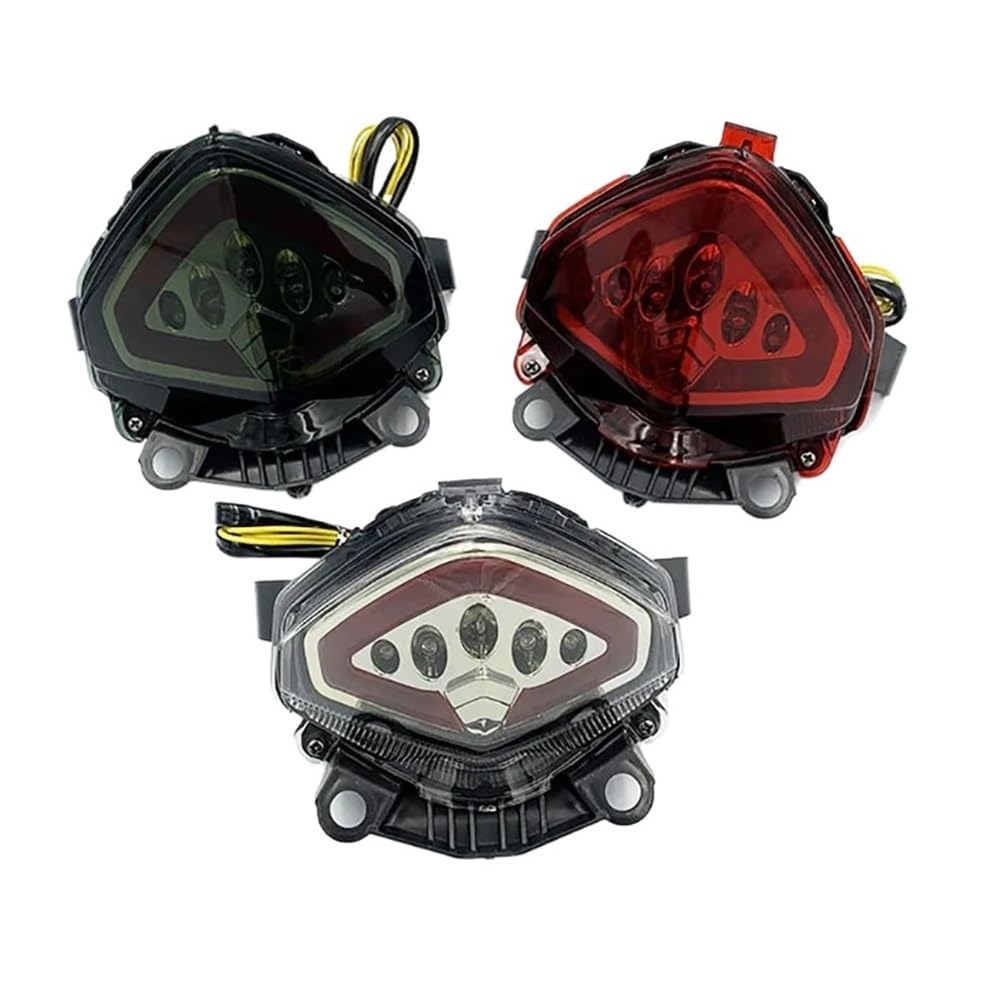 Stop Luce Posteriore Moto Luce di Stop Posteriore A LED, Indicatore di Direzione per CB500F, CBR500R, CB500X, CB400X, CBR400R 2013-2015, 14, Lampada Lampeggiante Integrata per Moto