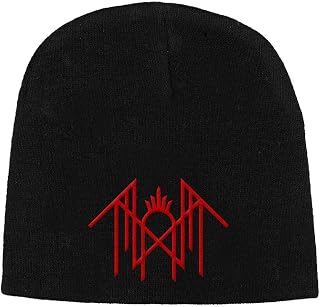 Sleep Token Sigil Band Logo Embroidered Beanie Hat Black