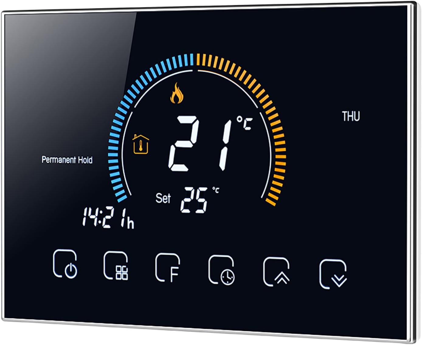 Image showcasing Smart Thermostats for Home, Programmable Thermostat Backlight Household ...