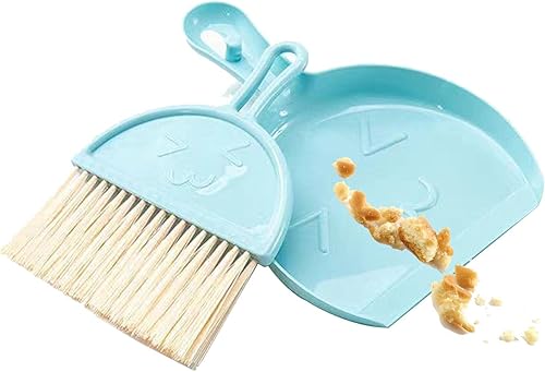 Miniatura 7 de Shakven Juego de recogedor pequeño y cepillo  Juego de recogedor de mano y cepillo para niños, juego combinado de escoba y recogedor, cepillo de