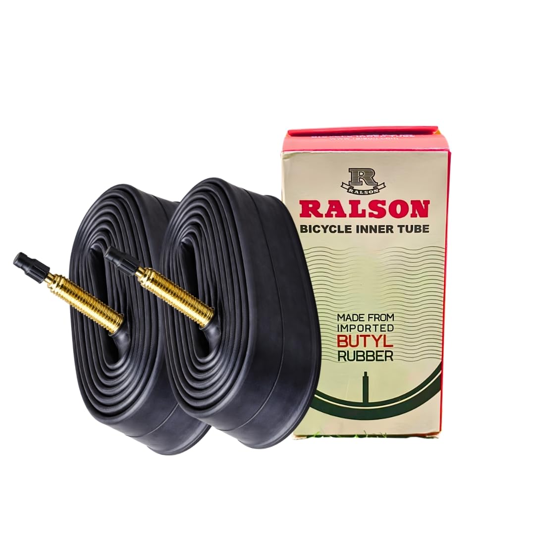 Ralson 700×28C Bicycle Tube Set | Pack of 2 Durable Inner Tubes for Road & Hybrid Cycles | Tube for Bicycle-image-39
