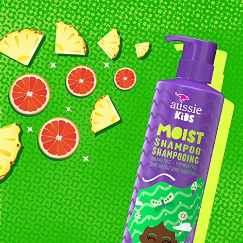 Aussie Kids Shampoo, Conditioner, And Detangler Bundle, Sulfate Free And Paraben Free #TOP3