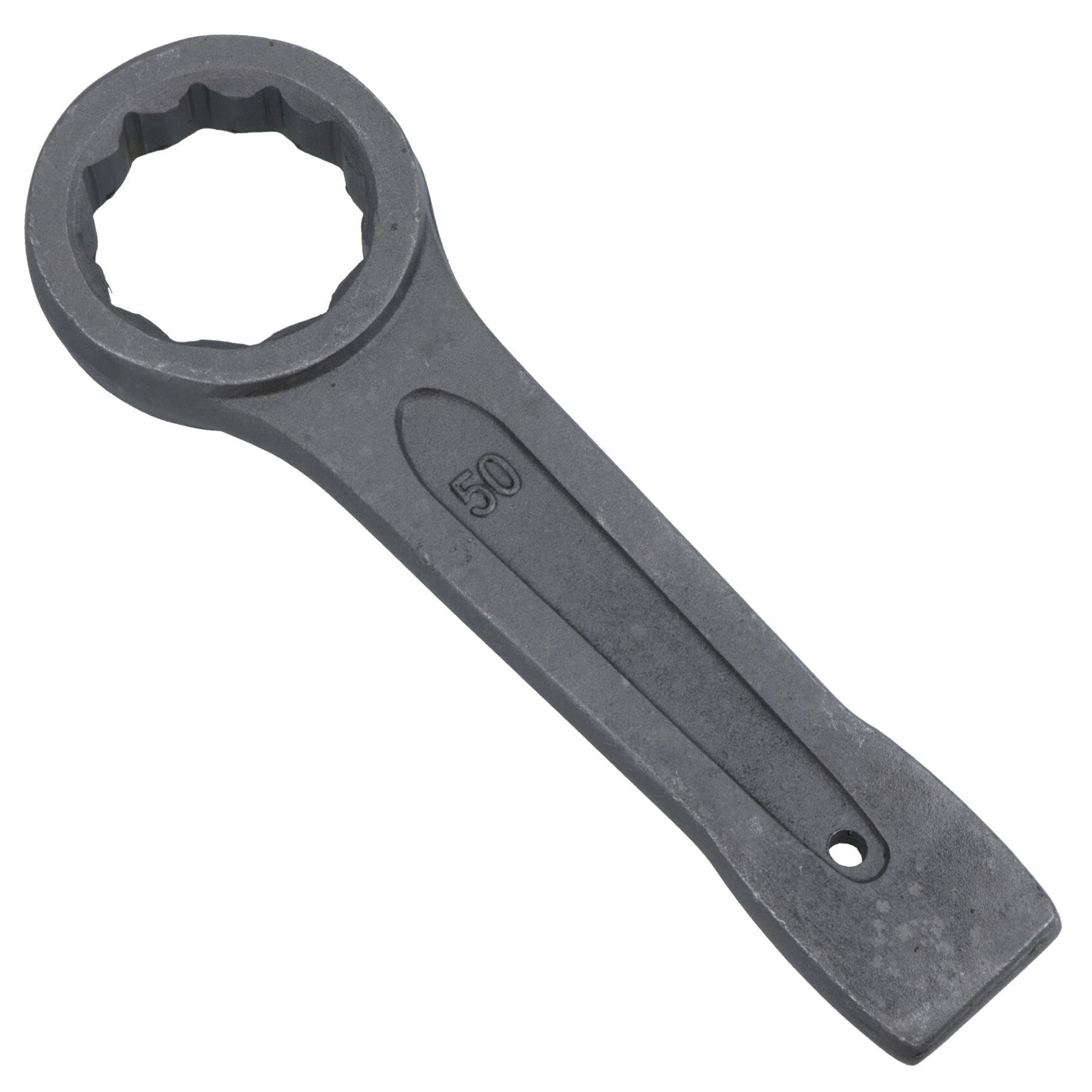 Ab Tools 50Mm Slogging Box End Striking Ring Wrench Spanner Bi-Hex 12 Sided Metric