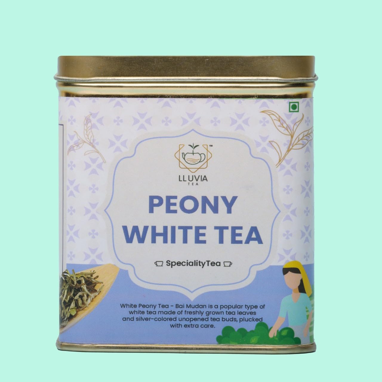 LLUVIA TEA Premium Peony White Tea Hand-plucked Antioxidant Organic Loose Leaf| Health Benefits 50g (B0BWDZKQXX) Amazon Price History, Amazon Price Tracker