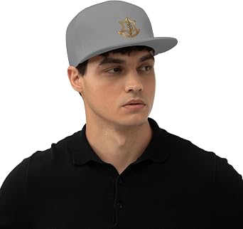 Israeli Defense Force Snapback Hats for Man Women Hip Hop Baseball Cap Unisex Adjustable Flat Bill Visor Cap Gray