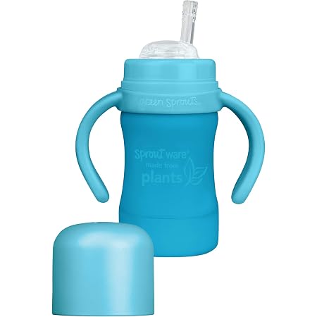 Amazon.com: Brotes verdes Sprout Ware Sip \u0026 Straw Cup hecha de plantas :  Todo lo demás