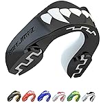 SafeJawz Sports Mouthguard, Dual Layer Premium Mouth Guard with Case for Basketball, Lacrosse, Football, Martial Arts, Hockey, Wrestling, Ice Hockey and All Contact Sports