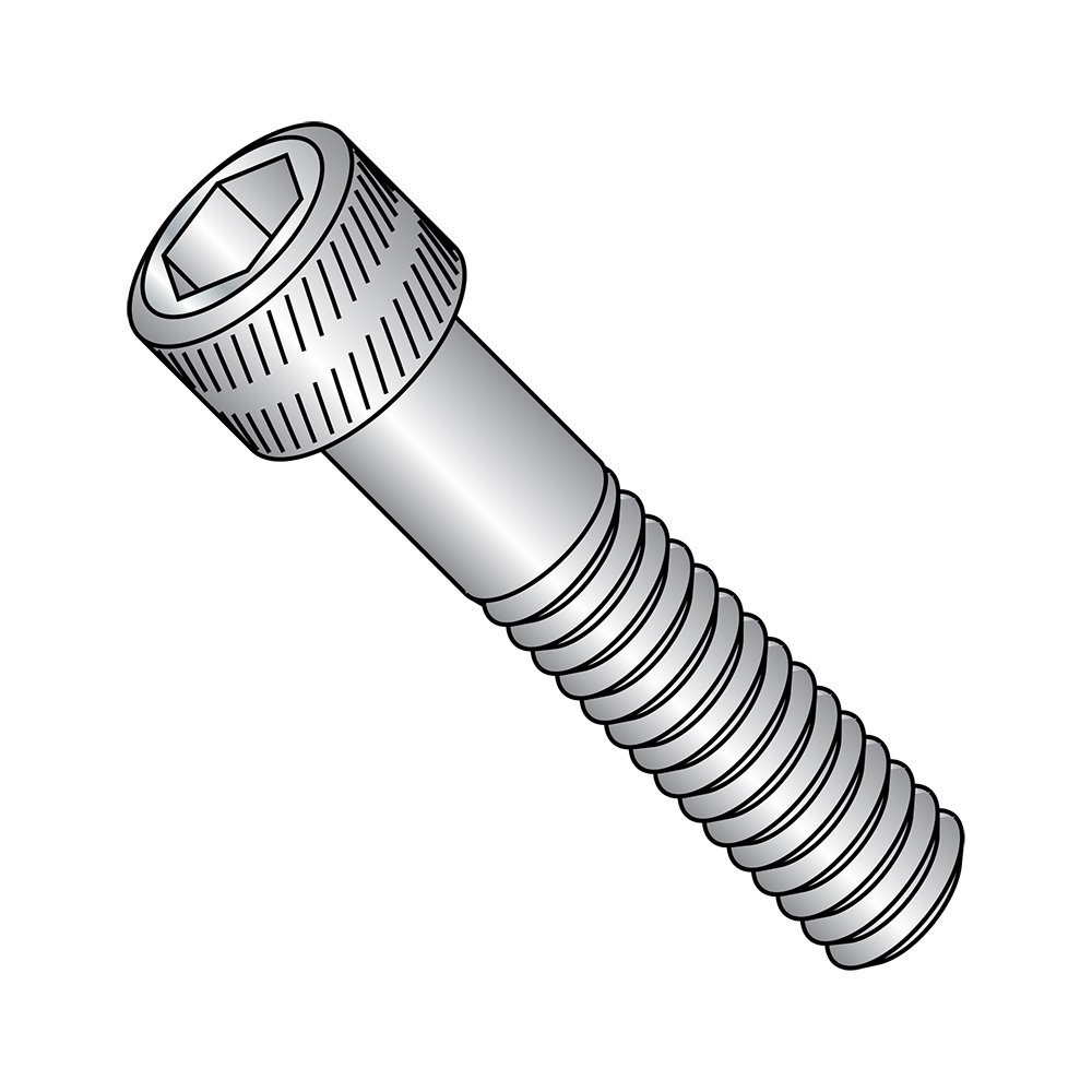 Small Parts 1114CSSS Stainless Steel Socket Head Cap Screw, Hex Socket Drive, 10-32 Thread Size, 7/8" Length, Fully Threaded, US Made (Pack of 100)