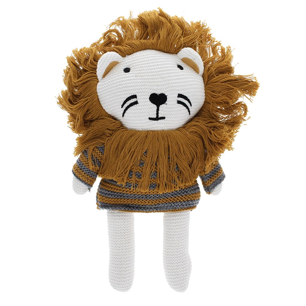 Rex London Knitted Soft Toy Lion-Baby Soft Toy-Cuddly Toy-Newborn Soft