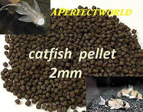 Aperfectworld CATFISH PELLETS TROPICAL FOOD FISH SINKING PLECO,CORY,BOTTOM FEEDER,47% PROTEIN (50Gram)