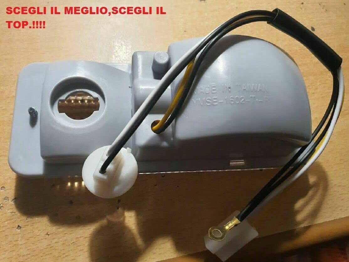 GENERICO 4 Pezzi SX+DX Fanali Anteriori + SX+DX Fanali Posteriore Suzuki Samurai Santana SJ410 413 PARAURTI Freccia Bianco Arancio Stop
