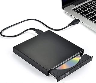 Thinkpad External CD DVD Drive, USB 2.0 Slim Protable External CD-RW Drive DVD-RW Burner Writer Player for Laptop Notebook PC Desktop Computer