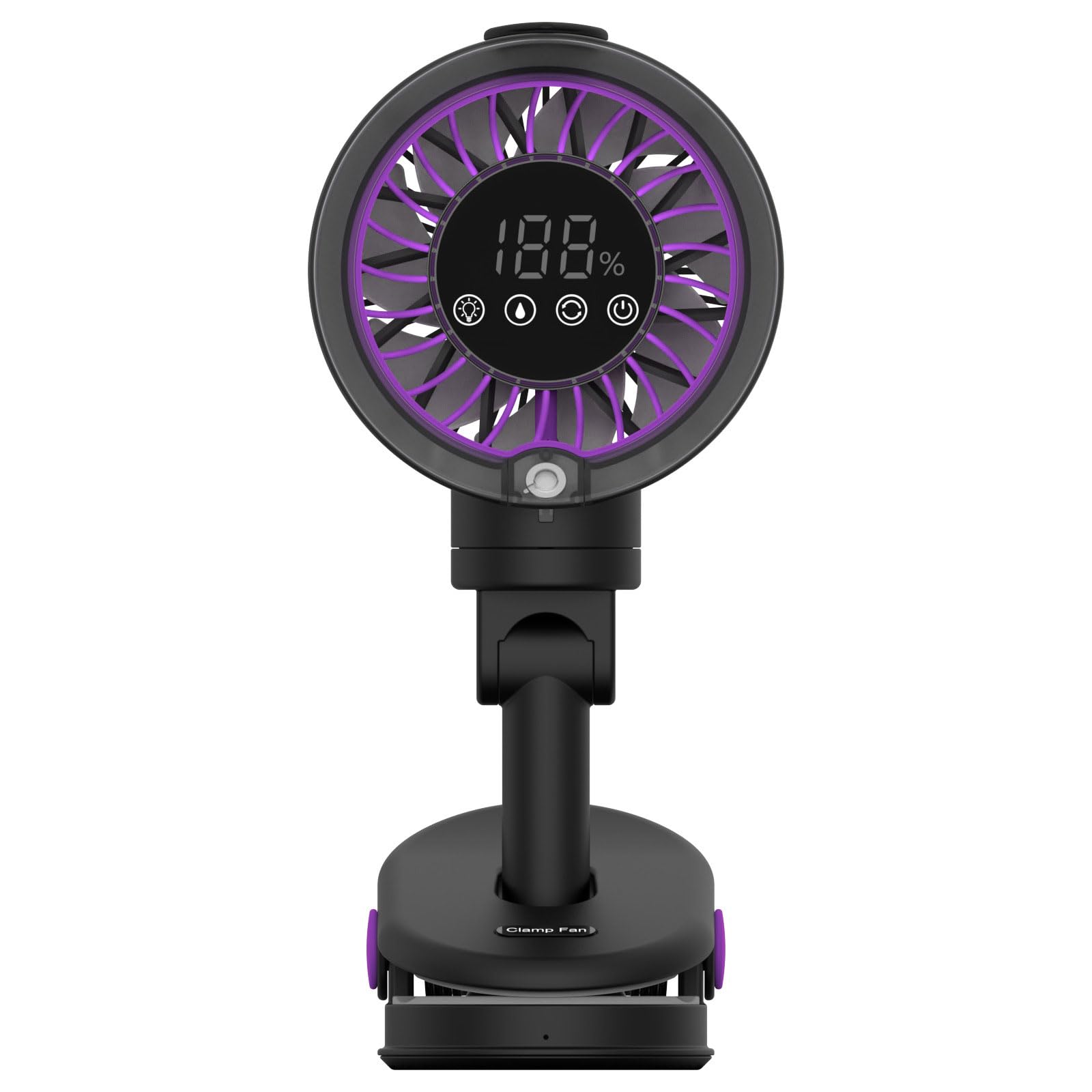 TAZIZI Clip on Misting Fan with Quiet Operations Household Desktop Fan Suitable for Workplaces and Living Areas Small Space Air Refrigerator