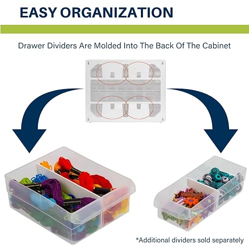 Miniatura 154 de Akro-Mils 10164 64 Piezas de plástico de equipo de almacenamiento y Gabinete cajón, 20 x 16 x 6-1/2 pulgadas, color negro