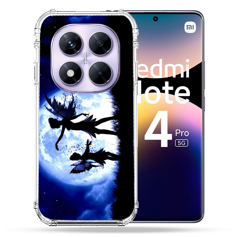 Coque Xiaomi Redmi Note 14 Pro 5G antichoc Cokitec fée lune incassable - 2