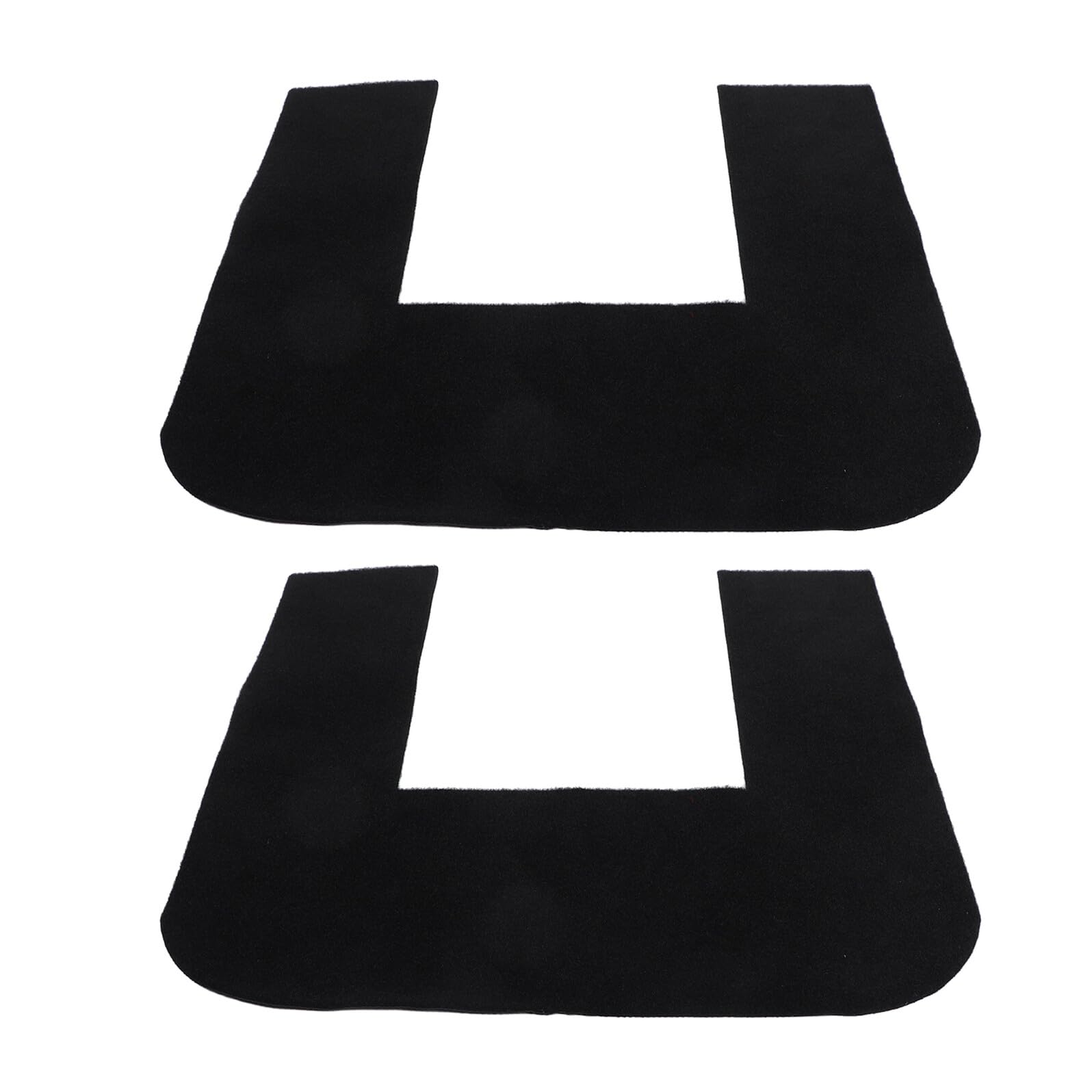Tapis de toilette pour WC en polyester absorbant, lot de 2 pièces de salle de bain