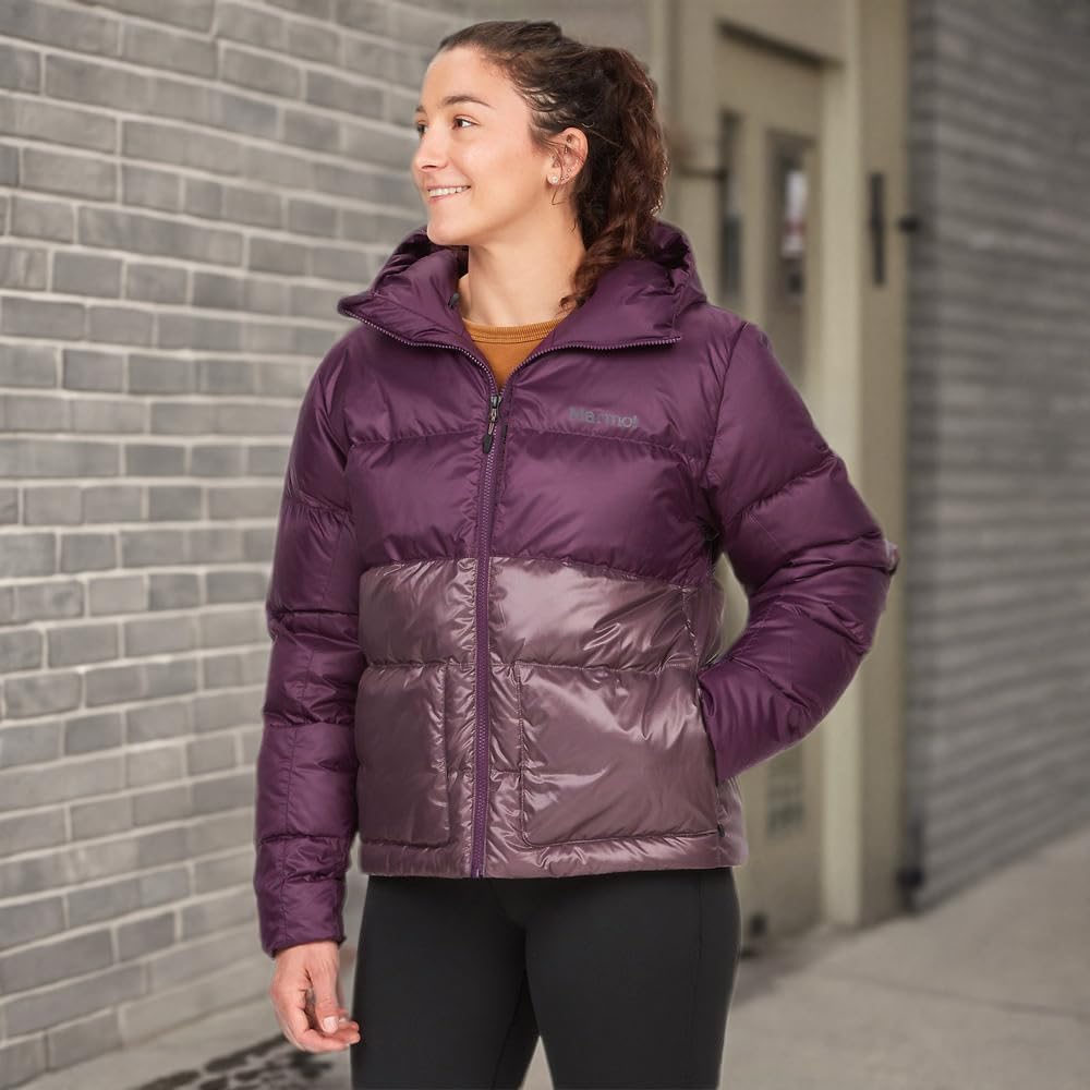 MARMOT Women's Guides Down Hoody Jacket, Purple Fig/Hazy Purple, X-Small - Image 7