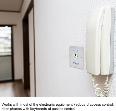 Push to Exit Release Touch Button - Door Exit Access Push Button Release Button for Access Control Lock