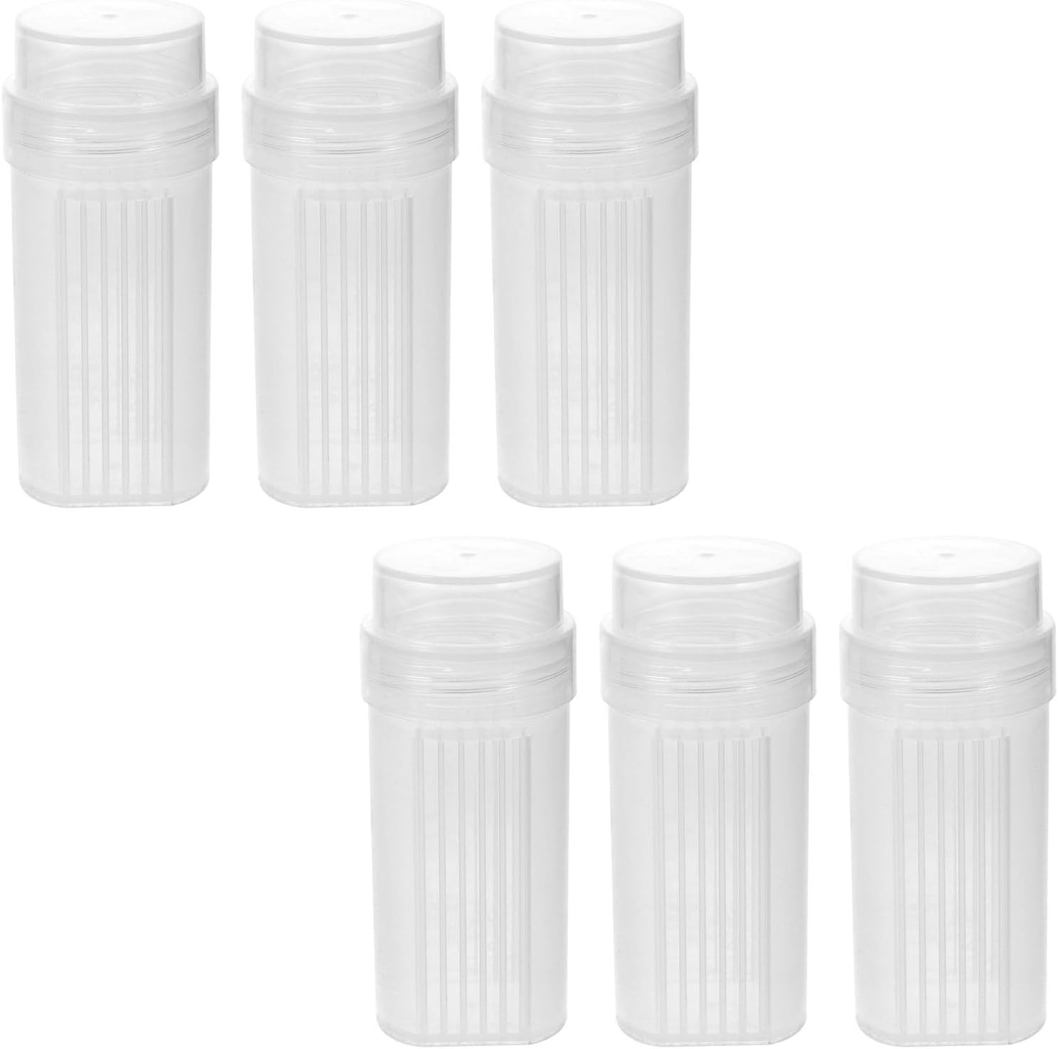ULTECHNOVO 6pcs Plastic Coplin Slide Staining Jar with Precision-sealed Design, High Transparency, and 5-slide Capacity for Laboratory and Pathology Sample Processing