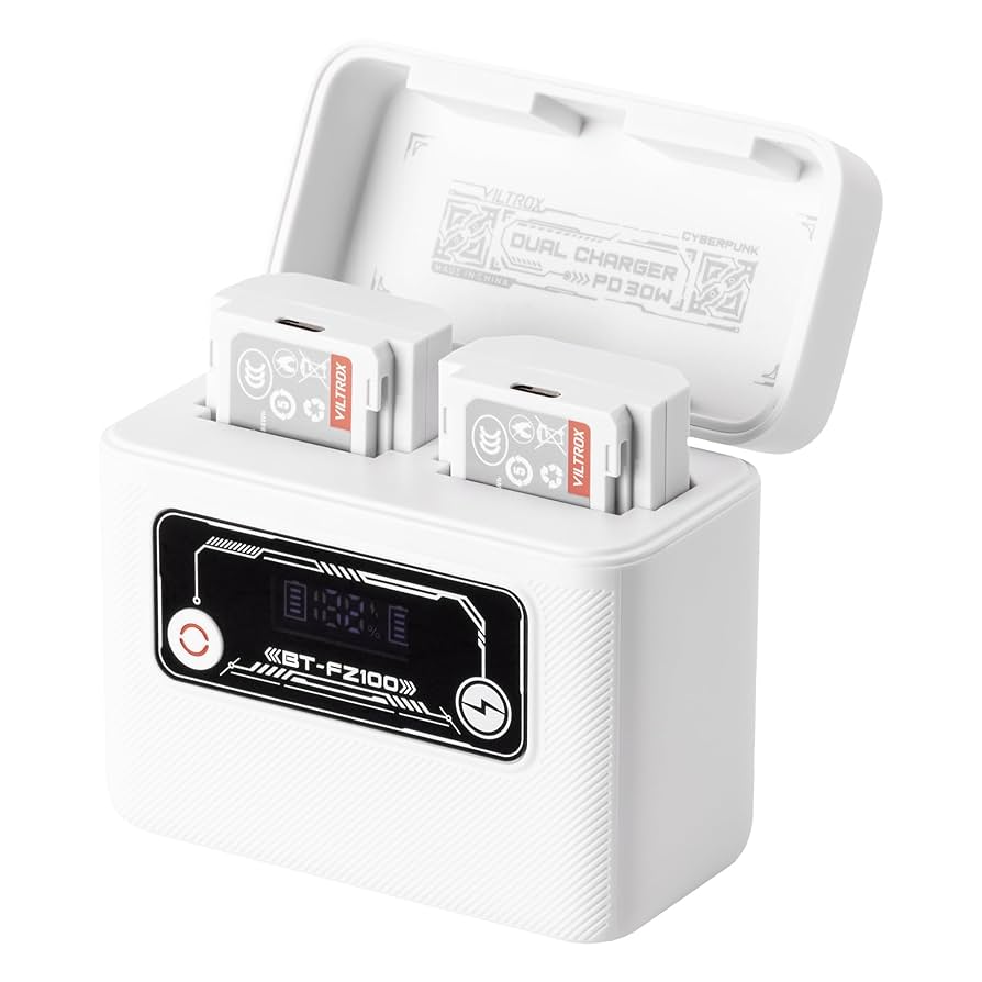 SONY - 【TR】NP-FZ100 2ヶ ソニー、「NP-FZ100」を2個同時に急速充電するバッテリー