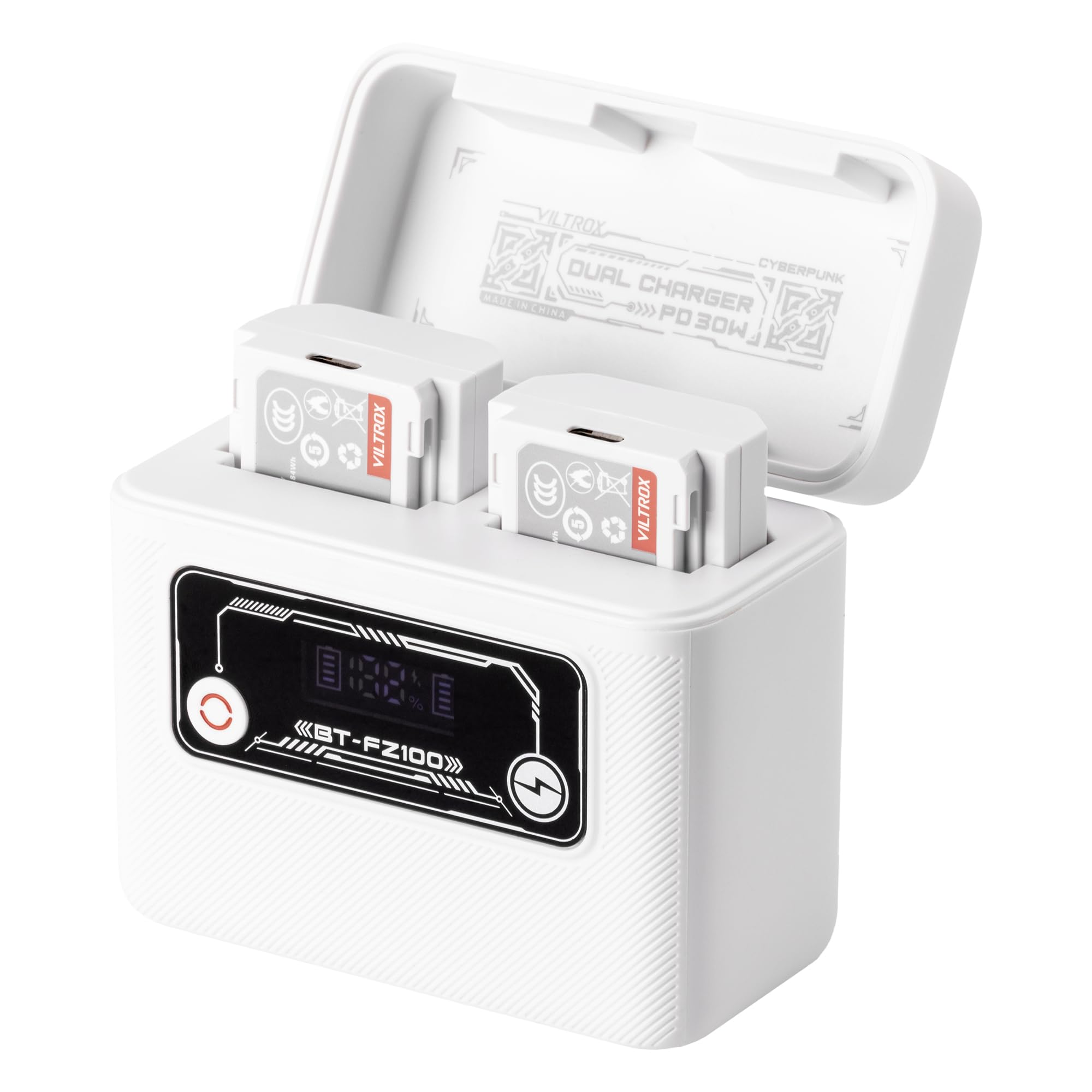 Amazon.com : VILTROX NP-FZ100 Dual Battery Charger, 5500mAh
