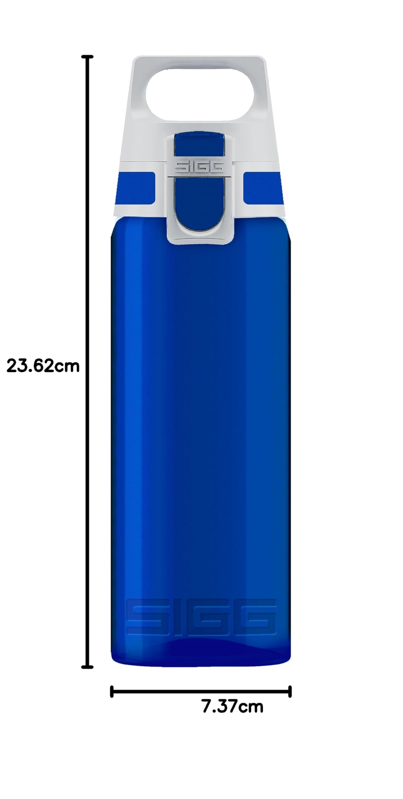 Sigg Butelka na wodę z tritanu, kolor uniwersalny, nadaje się do napojów gazowanych, nadaje się do mycia w zmywarce, szczelna, bez BPA, 0,6 l / 1 l