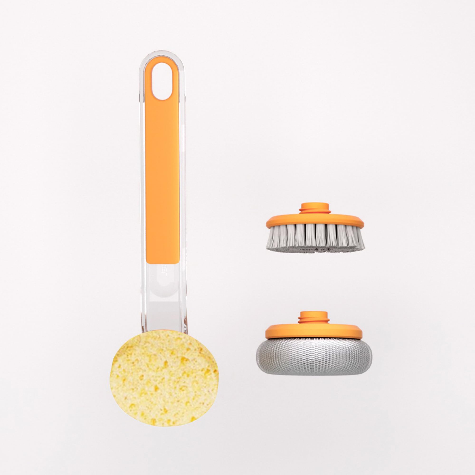 Lot De 2 Brosses à Récurer En Bois - Poignée Antidérapante, Pour Poêles Antiadhésives, Casseroles, éviers