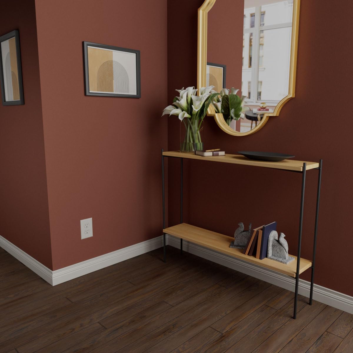 Ekena Millwork Endurathane Kepler Baseboard Moulding, 4 1/2"H x 1/2"P x 94 1/2"L, Factory Primed
