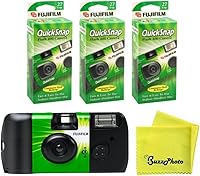 Vista 4 de Fujifilm Fujifilm QuickSnap Flash 400 - Cámara desechable de 1.378 in con flash (1 unidad)