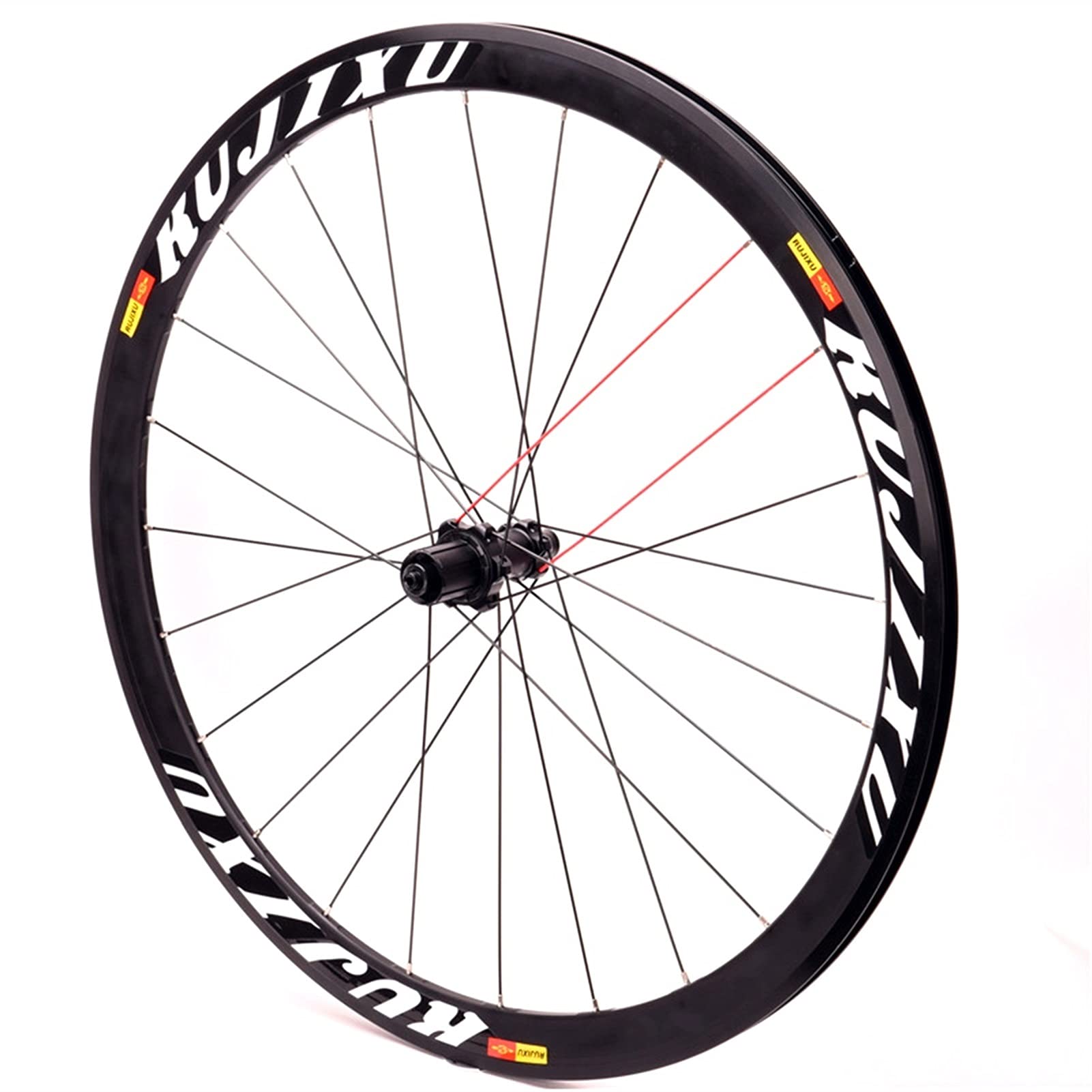 Generic Set di Ruote per Bici da Strada 700c C/V Brake 38mm Cerchio in Lega di Alluminio Leggero F20 R24 Fori Hub Ruote a sgancio rapido per Cassetta a 7-11 velocità A