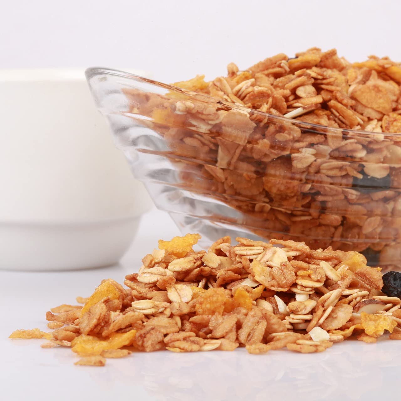 8AM Muesli with Almonds (No Added Sugar), Tasty, Nutritious and Healthy Snacks, Include Whole Grains and Seeds, 425 gm 4