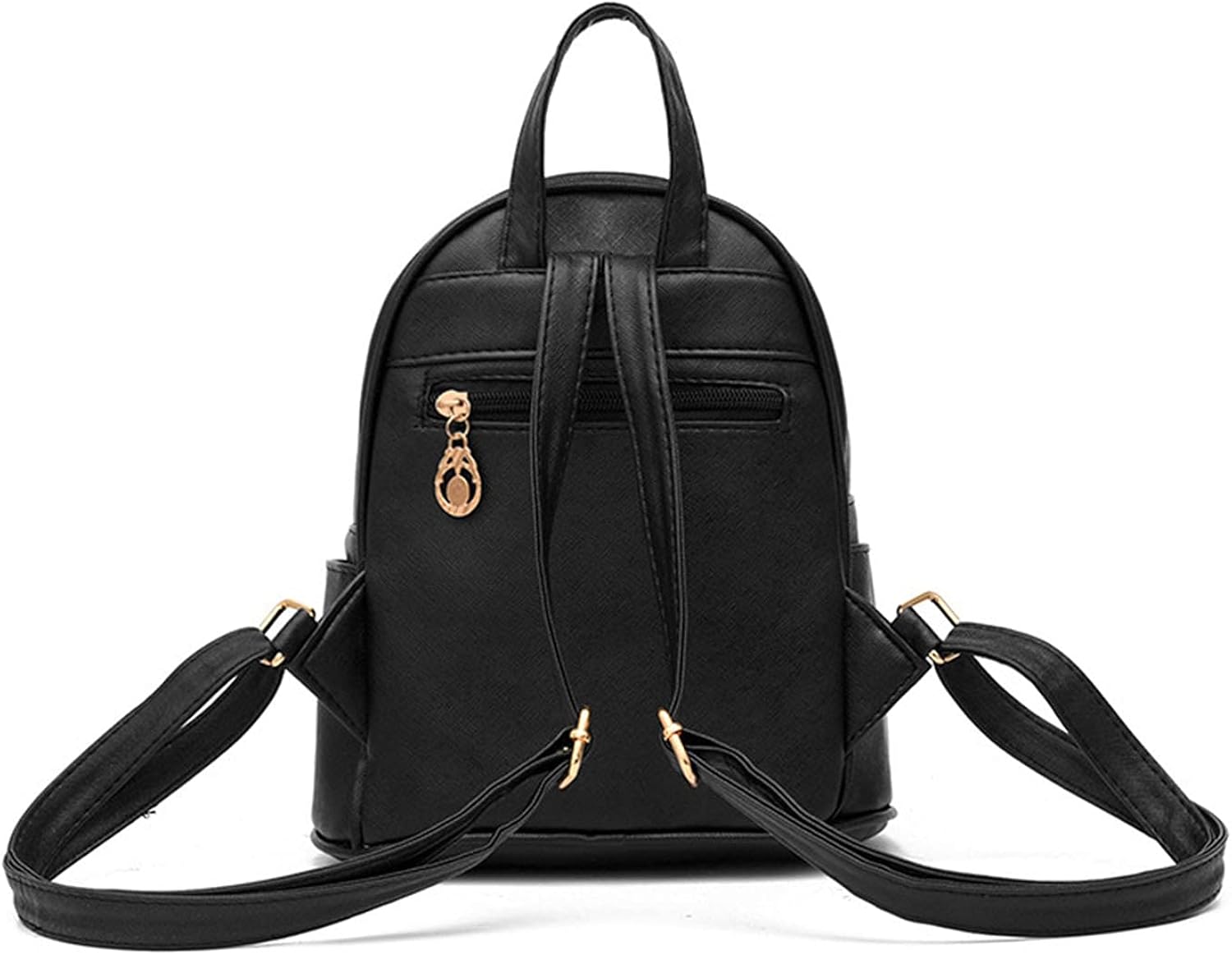 Girls Bag Bowknot Cute Leather Mini Backpack Purse for Women Student