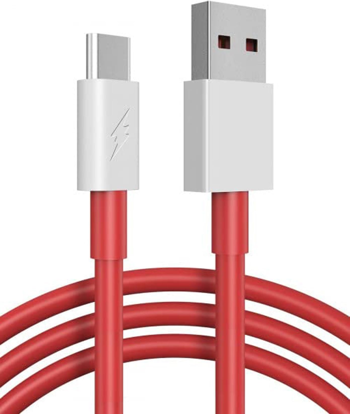 K N DIGITAL Superfast Cable for ZTE Blade V41 Vita, ZTE Blade V 41 Vita USB Cable | Charging & Sync Data Cable | Rapid Quick Dash Fast Charging Cable| Type C to USB-A Cable(3.1 Amp, 1K|4, Red)