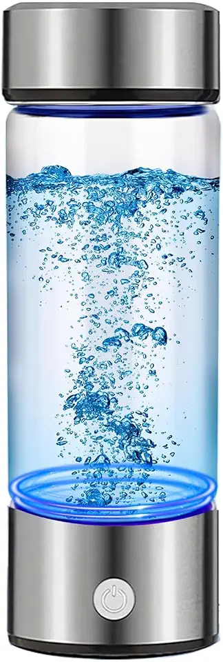 Gerador de Garrafa de Água de Hidrogênio Copo de Saúde de Vidro Portátil Máquina de Íons de Água Rica Em Hidrogênio com Ionizador de Água Spe Pem Tech, Máquina de Água de Hidrogênio Melhora A