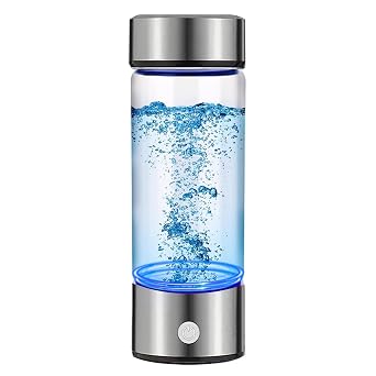 Hydrogen Water Bottle Generator with SPE pem Technology for Improved Quality in 3 Minutes, Perfect for Travel, Includes Zero Water Filter and cat Water Fountain Filter